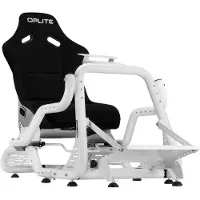 Oplite Cockpit de simulation GTR S8 Infinity Force Blanc