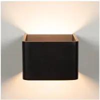Atmooz Calla – Wandlamp – Geïntegreerde LED – Wandspot – Zwart – 10 x 10 cm – Geschikt voor: hal, slaapkamer, eetkamer, woonkamer