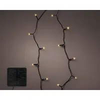 Lumineo Kerstverlichting op zonne-energie | 9 meter | Warm wit | 120 lampjes |