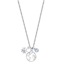 Brosway CHAKRA BHKN057 STAINLESS STEEL KETTING MET BEDELS EN KRISTALLEN 1 STUK
