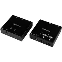 StarTech.com Extendeur HDMI sur Cat6 jusqu'à 50 m avec hub USB 2.0 à 4 ports - 1080p - rallonge vidéo/audio/infrarouge/USB
