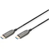 Digitus Assmann Electronic ASSMANN HDMI AOC Hybrid-fiber verbindingskabel Type A M-M 20m UHD 8K60Hz CE gouden bl
