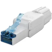 Goobay RJ45 connector Cat6a | UTP (Voor stugge en soepele kern, Field plug)