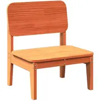 vidaXL Tuinstoel 60x52,5x72 cm massief grenenhout wasbruin