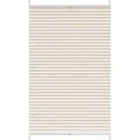 vidaXL Plissé rolgordijn 80x125cm creme online kopen