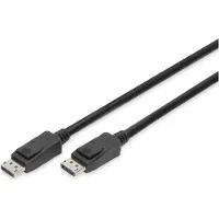 Digitus AK-340106-050-S DisplayPort-kabel DisplayPort Aansluitkabel DisplayPort-stekker, DisplayPort-stekker 5.00 m Zwart Vergulde steekcontacten, Afgeschermd