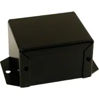 Hammond Electronics 1411FBPBK Universele behuizing 152 x 127 x 102 Aluminium Zwart 1 stuk(s)