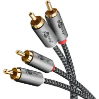 Goobay Plus Tulp stereo kabel | 2 meter