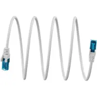 Goobay UTP CAT6a flexibele netwerkkabel | TPE LSZH | wit | 15 meter