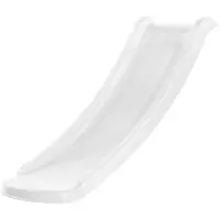 Axi Sky120 Glijbaan in Wit - 118 cm | AanbouwGlijbaan van Kunststof voor Platformhoogte 60cm | Aanbouw element voor speelhuisje / speeltoestel