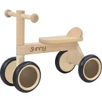Sunny Mini Walker Loopfiets voor Kinderen van Hout | Voor Binnen en Buiten | Fietsje voor Jongens/Meisjes - 1,5 tot 3 jaar
