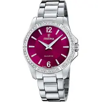 Festina Kwartshorloge Mademoiselle Horloge, dameshorloge, stalen armband