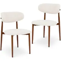 Idimex Eetkamerstoelen ACOSTA, set van 2 – wit