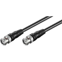 Microconnect BNC Aansluitkabel - 75 Ohm - 3 meter - Zwart