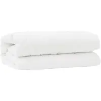 vidaXL Beddengoedset met kussens, 2 stuks, wit, microvezel