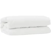 vidaXL Deken Set met kussen 2 st Wit Microvezel