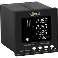 Pce Instruments Power Analyzer Netwerkanalyser 3-fasig, 1-fasig Energiemetingen, Grafisch display