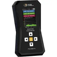 Pce Instruments -RDM 10 Geiger-Müller-buis Straling: Gamma, Röntgen, Bèta Akoestisch signaal, Incl. dosimeter, Datalogger