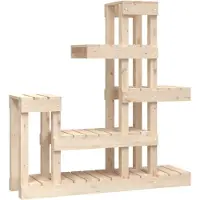 vidaXL Plantenstandaard 92x25x97 cm massief grenenhout