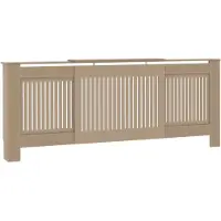 vidaXL Radiatorombouw 205 cm bewerkt hout