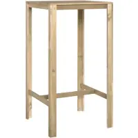 vidaXL Bartafel 60x60x110 cm geïmpregneerd grenenhout