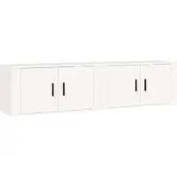 vidaXL Tv-wandmeubels 2 st 80x34,5x40 cm wit
