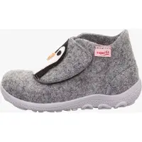 Superfit Huisschoenen 'HAPPY OCTI' grijs gemêleerd / oranje / zwart / wit