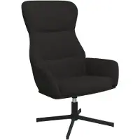 vidaXL Relaxstoel fluweel zwart
