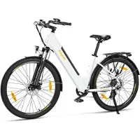 Eleglide T1 ST E-bike, 100km Bereik, 250W Motor, 45Nm, Shimano 7v, Demper met Sperre, Step-Thru, LCD, USB, Schijfremmen​