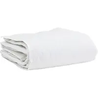 vidaXL Winter Duvet met kussen 2 st Wit Donsveer
