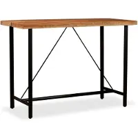 vidaXL Bartafel 150x70x107 cm massief acaciahout
