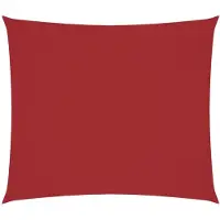 vidaXL Zonnescherm rechthoekig 2,5x3 m oxford stof rood