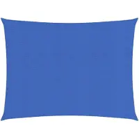 vidaXL Zonnezeil 160 g/m² 2,5x3,5 m HDPE blauw