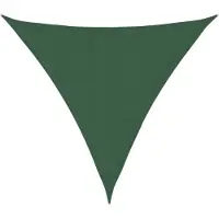 vidaXL Zonnescherm driehoekig 5x5x5 m oxford stof donkergroen