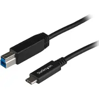 StarTech.com USB-C naar USB-B printerkabel, 1 meter, USB 3.1