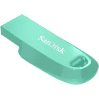 SanDisk Ultra Curve - USB Stick - 32 GB - USB3.2/3.0 - Type-A - 100 MB/s - Mint Groen