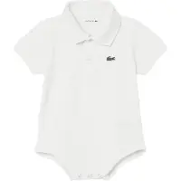 Lacoste Body k/ä - Piqué - Weiß m. Logo - - 12 mt - Body K/Ä