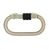 KRATOS Stalen karabijnhaak 17mm met schroefverbinding