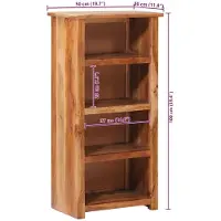 vidaXL Boekenkast 50x30x100 cm massief hout