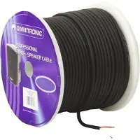 Omnitronic 3030011L Luidsprekerkabel 2 x 1.5 mm² Zwart 50 m