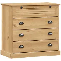 vidaXL Ladekast VIGO 80x40x76 cm massief grenenhout