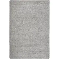 vidaXL Vloerkleed shaggy anti-slip 120x170 cm lichtgrijs
