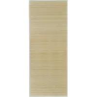 vidaXL Tapijt rechthoekig 120x180 cm bamboe naturel