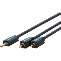 ClickTronic 3.5 mm AUX to RCA Adapter Cable, Stereo 1 m