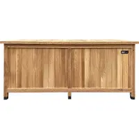 Axi Milo houten Opbergbox - Buin - Opbergkist voor onder de overkapping of in huis met bodem en slot - Opbergkist voor tuingereedschap, kussens - 160x70x62cm