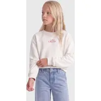 ONLY GIRLS Sweatshirt 'KOGPhilea' beige / rosa / lichtroze / offwhite