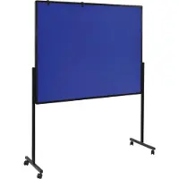 Legamaster Mobiel Multibord Premium XL - Blauw prikbord / Wit whiteboard - 150x12