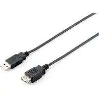 Digital Data Communications Verlengkabel USB Equip 128852 Zwart 5 m