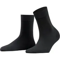 Falke Fine Softness lichte gevoel elegant materiaal halfdoorzichtig 50 DEN sokken dames zwart - maat 35-38
