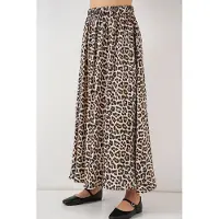 Big Dart Maxi Rok met Elastische Taille